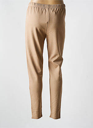 Jegging tissage jersey taille normale marron MASAI femme