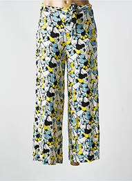 Pantalon large poches taille normale jaune ZILCH femme