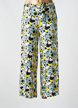 Pantalon large taille normale taille normale jaune ZILCH femme