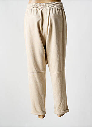 Pantalon droit stretch taille normale beige MAT. femme