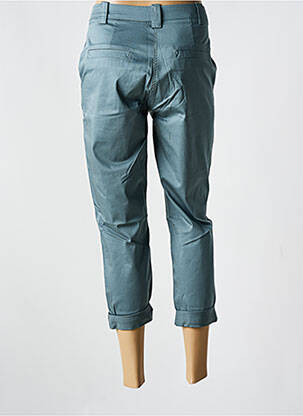 Pantalon 7/8 taille à pinces taille normale bleu MASAI femme