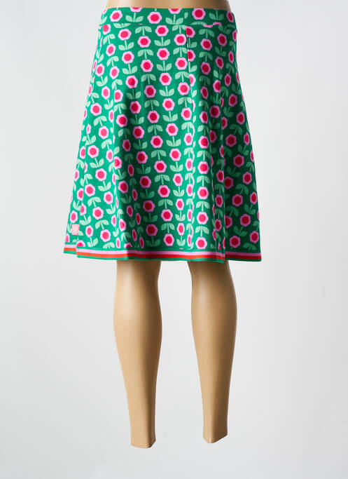 Jupe mi-longue vert BLUTSGESCHWISTER pour femme