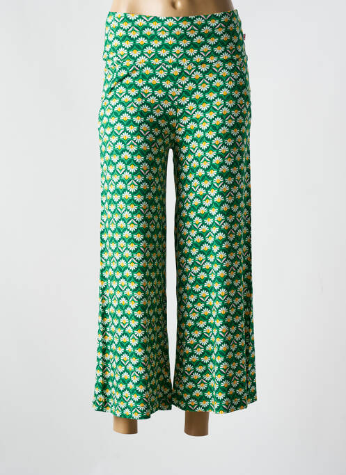 Pantalon 7/8 vert BLUTSGESCHWISTER pour femme