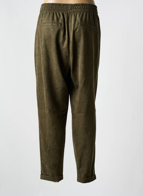 Pantalon droit vert MAT. pour femme