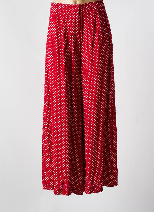 Pantalon large rouge ZILCH pour femme