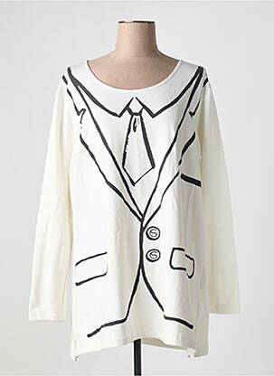 T-shirt manches longues manches longues beige SOPHIA femme