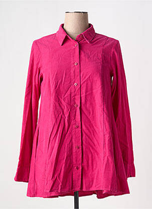Tunique manches longues col chemisier rose MES SOEURS ET MOI femme