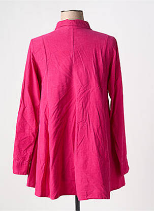 Tunique manches longues col chemisier rose MES SOEURS ET MOI femme