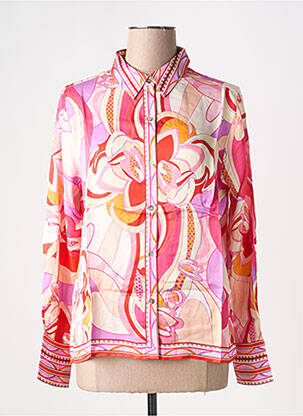 Chemisier coupe fluide manches longues rose ESQUALO femme