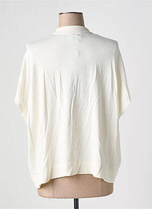 Gilet manches longues manches 3/4 beige ZILCH femme
