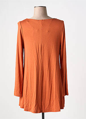 T-shirt manches longues manches longues orange AN II VITO femme