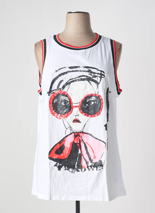 Débardeur blanc AÏKHA pour femme