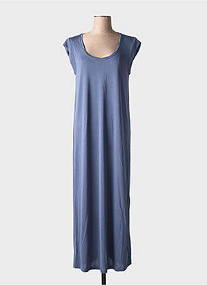 Robe longue sans manche sans manche bleu SURKANA femme