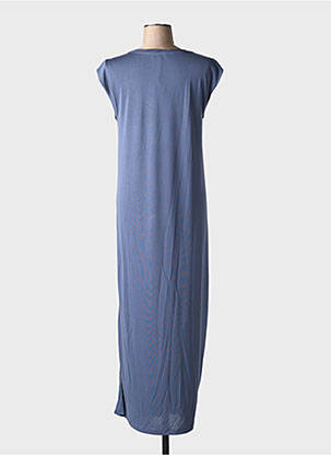 Robe longue sans manche sans manche bleu SURKANA femme