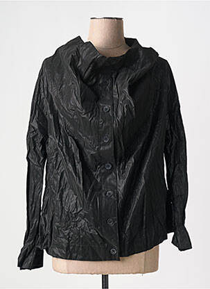 Veste casual coupe droite noir OZAI N KU femme