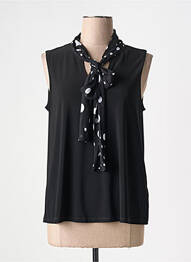 Top stretch sans manche noir JOSEPH RIBKOFF femme