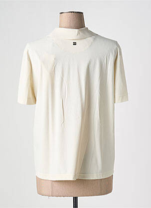 Polo stretch manches courtes beige RAFFAELLO ROSSI femme