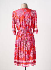 Robe mi-longue orange K-DESIGN pour femme seconde vue