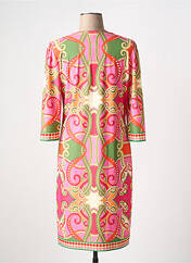 Robe mi-longue rose K-DESIGN pour femme seconde vue