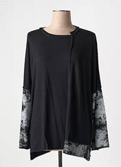 T-shirt noir OZAI N KU pour femme seconde vue