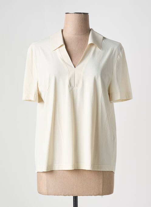 Polo beige RAFFAELLO ROSSI pour femme