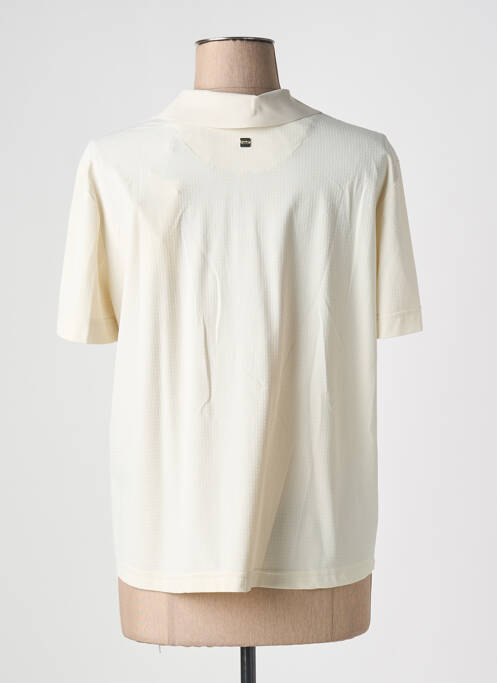 Polo beige RAFFAELLO ROSSI pour femme