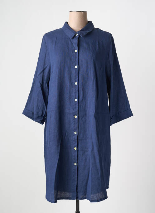 Robe courte bleu K pour femme
