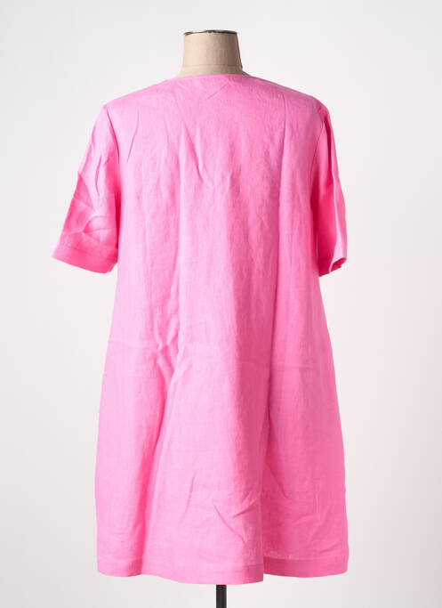 Robe courte rose CHARMING SMILE pour femme