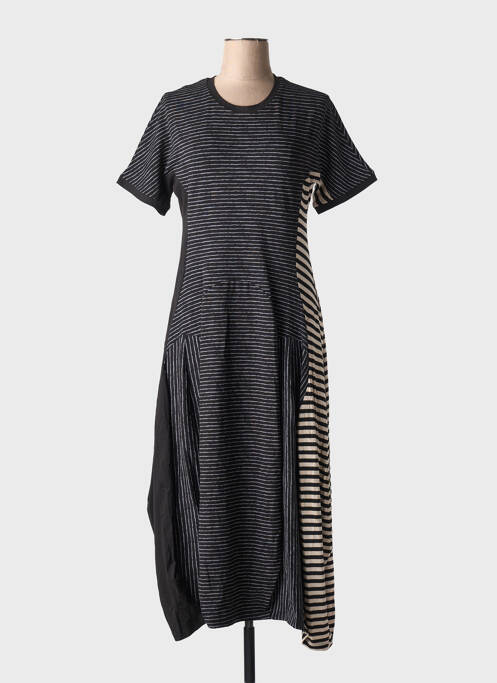 Robe longue noir URBAN BY ALEMBIKA pour femme