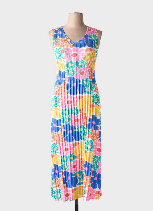 Robe longue rose LEO & UGO pour femme