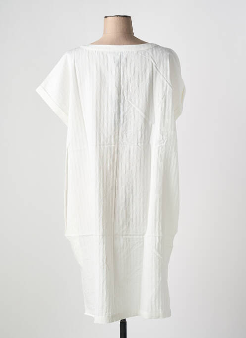 Robe mi-longue beige K pour femme