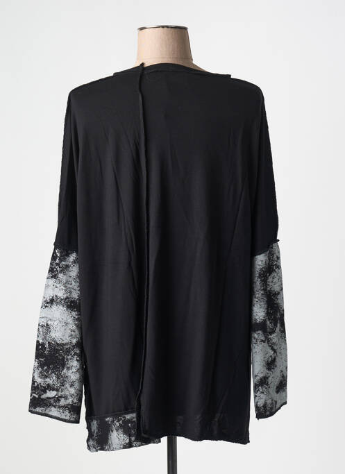 T-shirt noir OZAI N KU pour femme