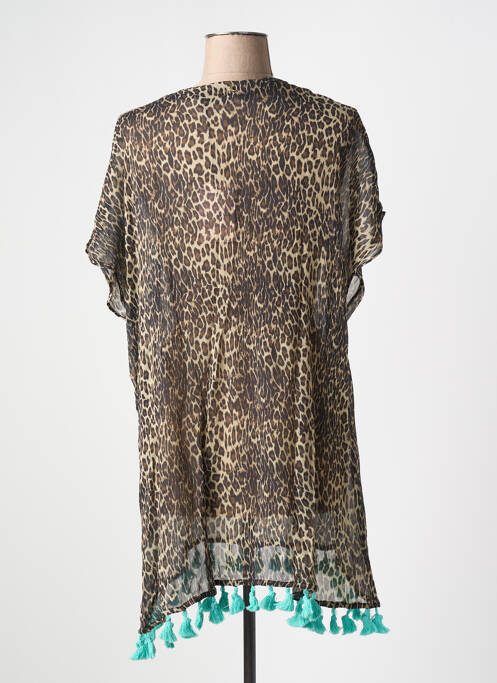 Tunique manches courtes marron LOLA CASADEMUNT pour femme