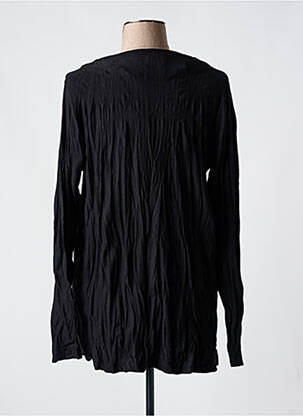 Tunique manches longues col rond noir OZAI N KU femme