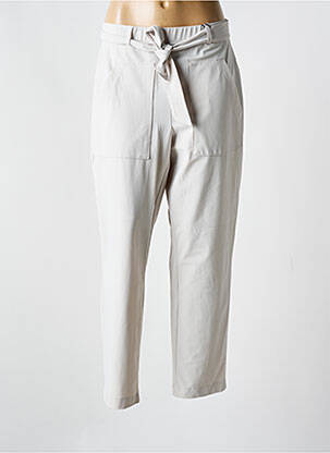 Pantalon droit stretch taille normale gris RAFFAELLO ROSSI femme