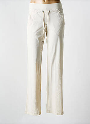 Pantalon droit stretch taille normale beige RAFFAELLO ROSSI femme