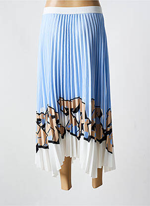 Jupe longue imprimé fantaisie bleu SPORTALM femme
