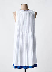 Robe mi-longue blanc TRICOT CHIC pour femme seconde vue