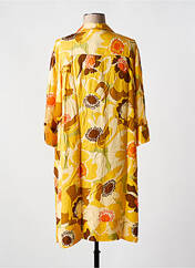 Robe mi-longue jaune REVER MILE pour femme seconde vue