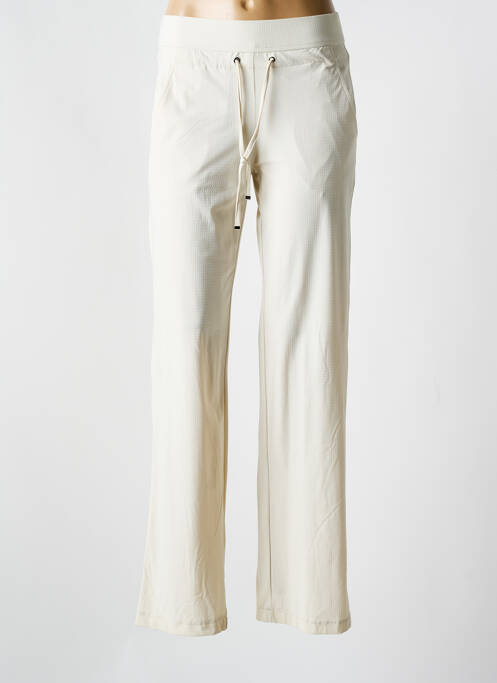 Pantalon droit beige RAFFAELLO ROSSI pour femme