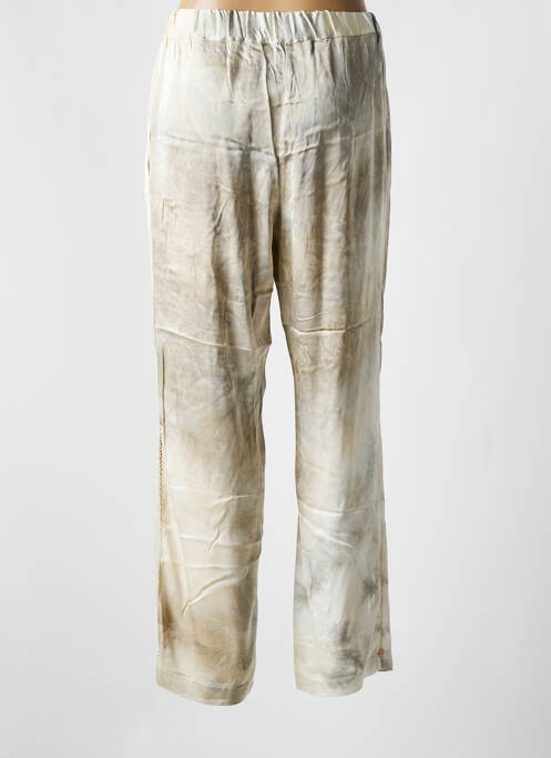 Pantalon droit beige TRICOT CHIC pour femme