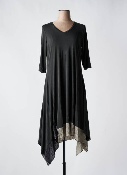Robe longue noir OZAI N KU pour femme