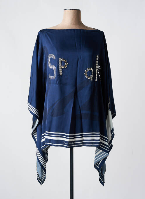 Top bleu ELISA CAVALETTI pour femme