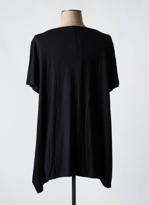 T-shirt noir OZAI N KU pour femme