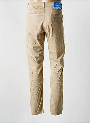 Pantalon chino stretch taille normale beige PULL IN homme