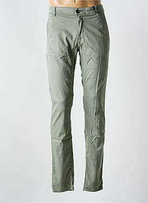 Pantalon chino stretch taille normale vert fonce PULL IN homme