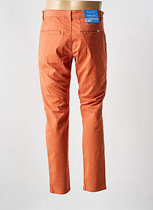 Pantalon chino stretch taille normale orange PULL IN homme
