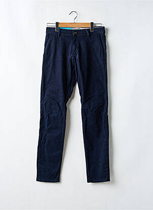 Pantalon chino stretch taille normale bleu PULL IN homme