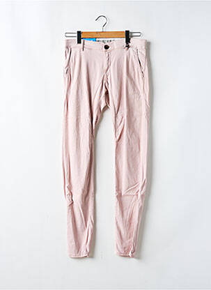 Pantalon chino stretch taille normale rose PULL IN homme
