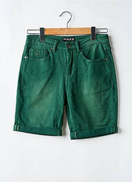 Short tissage popeline taille normale vert WAXX homme